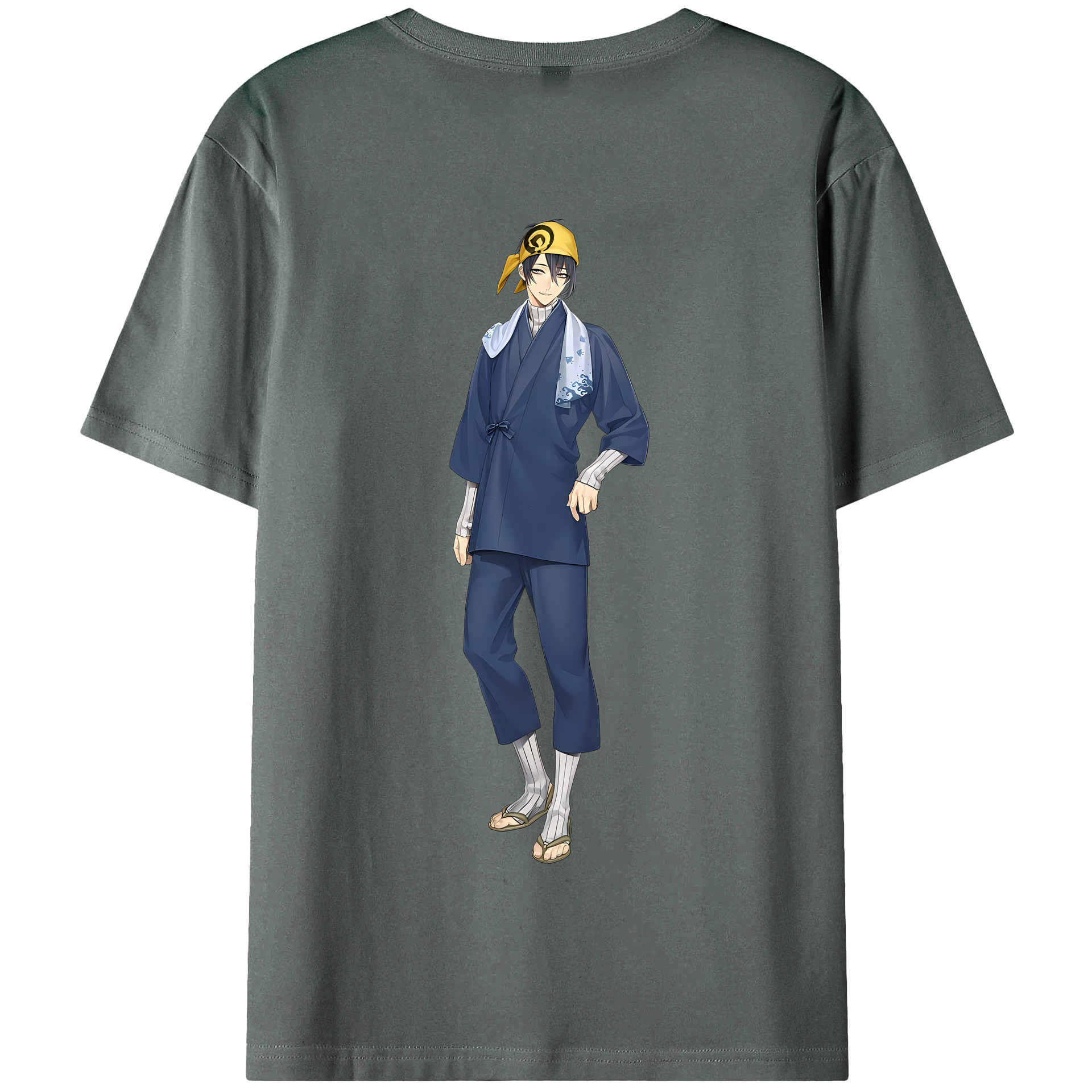 （画像用） 刀剣乱舞 Touken Ranbu 綿100％半袖Tシャツ（背面プリント）